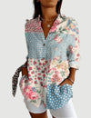 Liv™ | Artistieke bloemenblouse