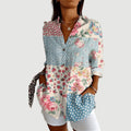 Liv™ | Artistieke bloemenblouse