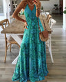 Wren - Boho maxi-jurk met spaghettibandjes en V-hals