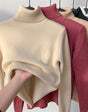 Dik gebreid winterfleece ondershirt
