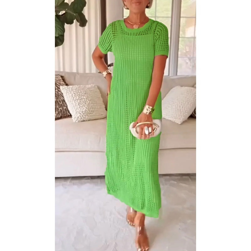 Bethany™ Maxi-jurk met uitsnijdingen + gratis binnenjurk