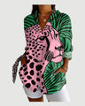Vera™ | Artistieke Blomst Bluse