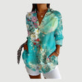 Ella™ | Artistieke Blomst Bluse